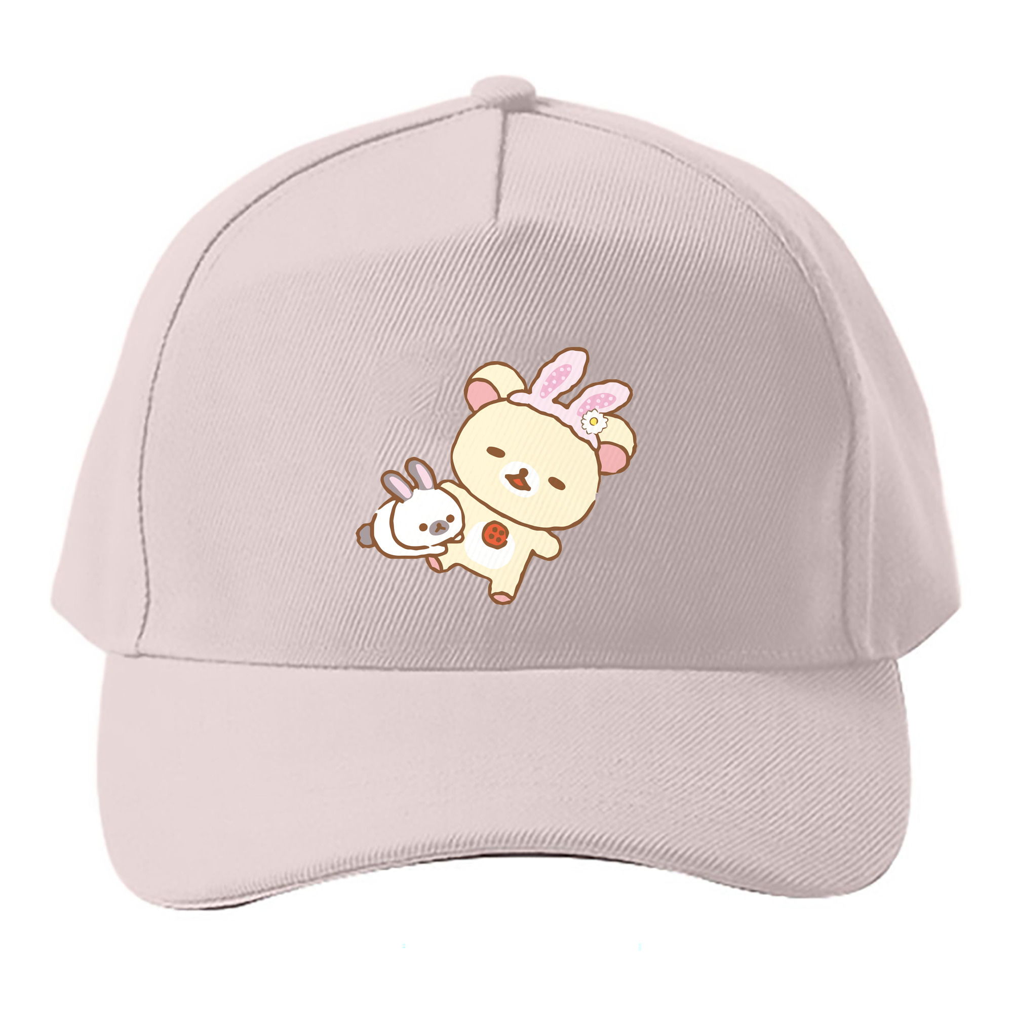 （画像用） リラックマ リラックマ キイロイトリ Rilakkuma Korilakkuma Kiiroitori ベースボールキャップ 綿100％ 男女兼用 帽子 スポーツ